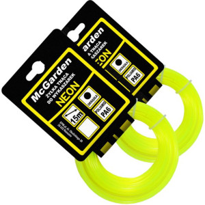 2x Żyłka Tnąca do Wykaszarki NEON Okrągła 3,0mm 15m