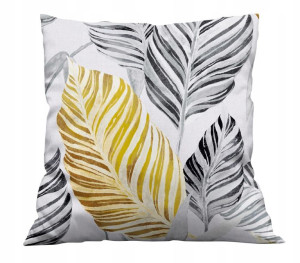 Poszewka dekoracyjna 40x40 cm Liście Monstera