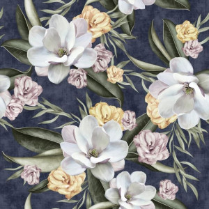 Tkanina Zasłonowa Materiał Magnolie 390928-004
