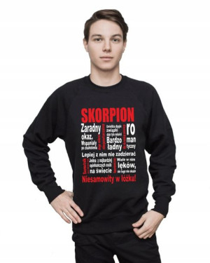 Bluza męska ZNAK ZODIAKU SKORPION roz L