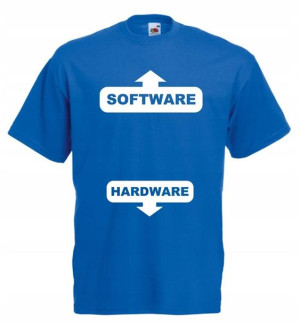 Koszulka męska SOFTWARE HARDWARE roz M