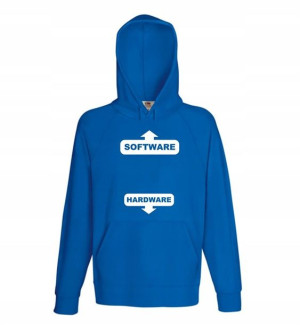 Bluza męska kangur SOFTWARE HARDWARE r XXL
