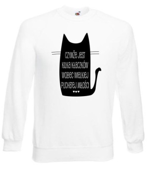 Bluza męska KOT PUCHATA MIŁOŚĆ roz XL