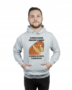 Bluza kangur NOSACZ ROBILIŚMY ZA DARMO r M