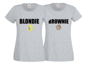 Koszulki damskie BLONDIE & BROWNIE roz S
