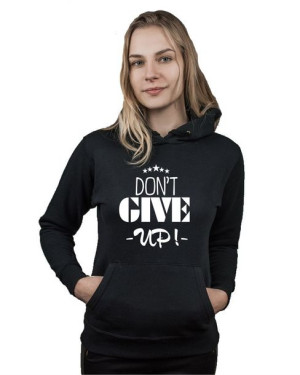Bluza damska kangur DON'T GIVE UP roz XL