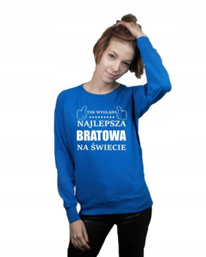 Bluza damska NAJLEPSZA BRATOWA NA ŚWIECIE S