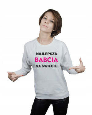 Bluza damska NAJLEPSZA BABCIA NA ŚWIECIE L