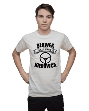 Koszulka męska NAJLEPSZY KIEROWCA !IMIĘ! roz XL