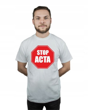 Koszulka męska STOP ACTA PROTEST XXL