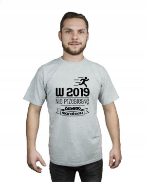 Koszulka męska W 2019 NIE PRZEBIEGNĘ MARATONU XL