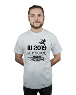 Koszulka męska W 2019 NIE PRZEBIEGNĘ MARATONU S