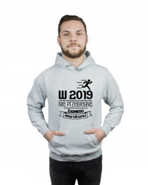 Bluza kangur W 2019 NIE PRZEBIEGNĘ MARATONU M