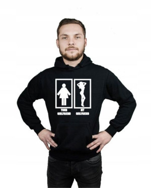 Bluza kangur MY GIRLFRIEND YOUR GIRLFRIEND XXL