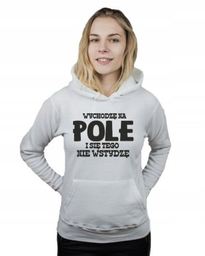 Bluza damska kangur WYCHODZĘ NA POLE S