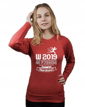 Bluza damska W 2019 NIE PRZEBIEGNĘ MARATONU XL