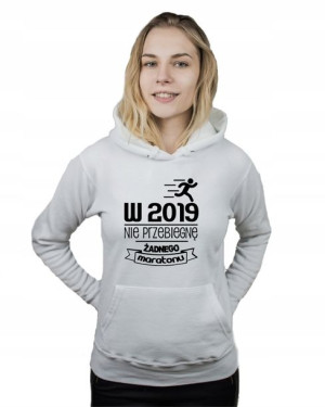 Bluza kangur W 2019 NIE PRZEBIEGNĘ MARATONU XL