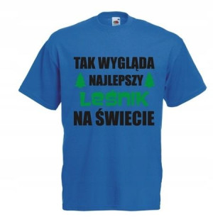 Koszulka męska NAJLEPSZY LEŚNIK NA ŚWIECIE XL