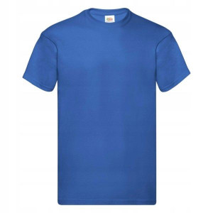 T-SHIRT KOSZULKA FRUIT OF THE LOOM niebieska L