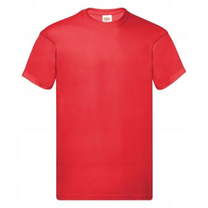 T-shirt Koszulka Fruit Of The Loom Czerwona Xxl
