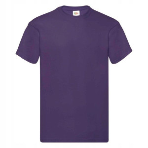 T-SHIRT KOSZULKA FRUIT OF THE LOOM fioletowa M