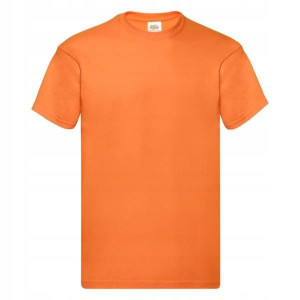 T-SHIRT KOSZULKA FRUIT OF THE LOOM pomarańcz XL