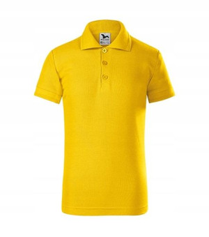 Koszulka Polo dziecięca Pique 222 ŻÓŁTA 110cm