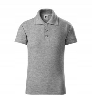 Koszulka Polo dziecięca Pique 222 SZARA r 110cm