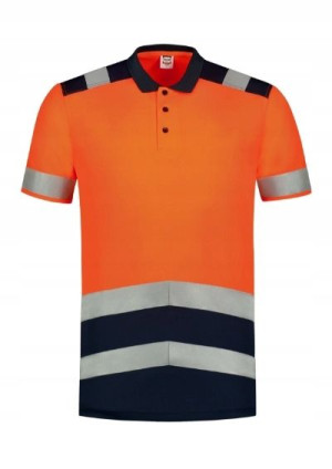 Koszulka Polo odblaskowa na budowę r L