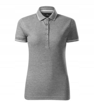 Polo Malfini Slim 253 CIEMNOSZARY MELANŻ r XXL