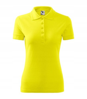 Koszulka Polo damska Pique 210 CYTRYNOWA S