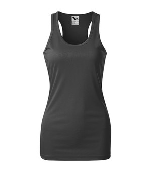Top damski Malfini Racer 167 STALOWY r S