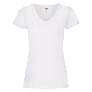 Koszulka Fruit V-neck w serek BIAŁA r L
