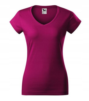 Koszulka Malfini Fit V-neck 162 FUCHSIA RED r S