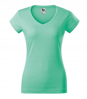 Koszulka Malfini Fit V-neck 162 MIĘTOWA r XS