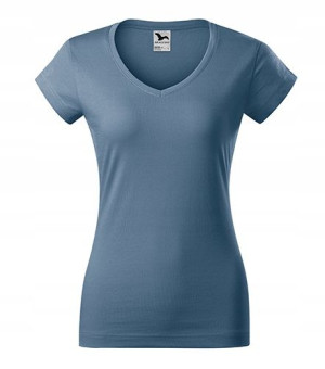 Koszulka Malfini Fit V-neck 162 DENIM r S