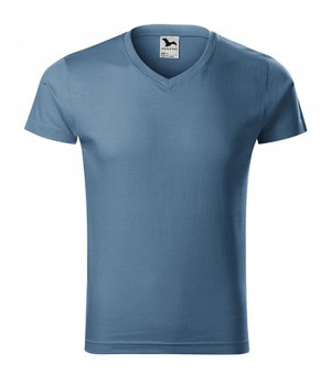 Koszulka Adler Slim Fit V-neck 146 DENIM XL