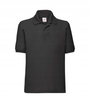 Dziecięca Koszulka Polo 65/35 Fruit CZARNA 152cm