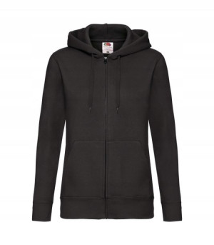 Bluza premium rozpinana z kapturem CZARNA r S