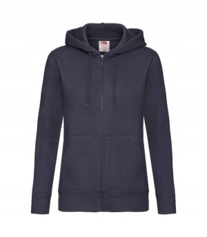 Bluza premium rozpinana z kapturem GRANATOWA r S