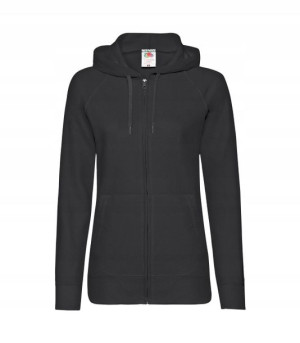 Lekka Bluza rozpinana Fruit CZARNA roz XL