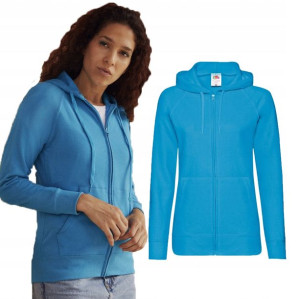 Lekka Bluza rozpinana Fruit TURKUSOWA roz S