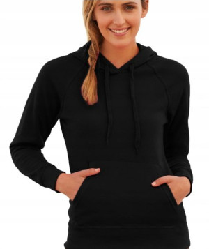Bluza z kapturem Fruit CZARNA roz M
