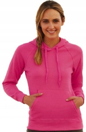 Bluza z kapturem Fruit FUKSJA roz XXL