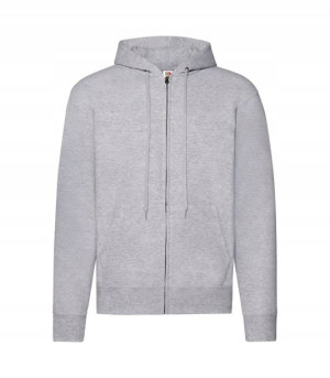 Bluza rozpinana z kapturem Classic SZARA r S