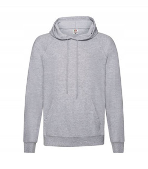 Lekka Bluza z kapturem Fruit SZARA r XL