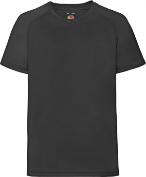 T-shirt Performance Fruit CZARNA 152cm
