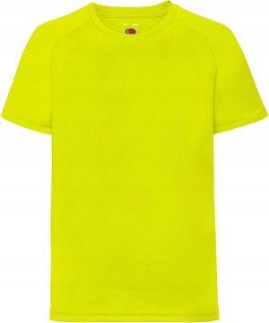 T-shirt Performance Fruit ŻÓŁTA 104cm