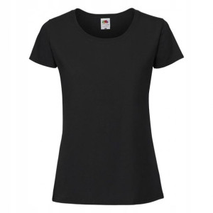 T-shirt Fruit Ringspun CZARNY roz XS