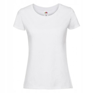 T-shirt Fruit Ringspun BIAŁA roz L
